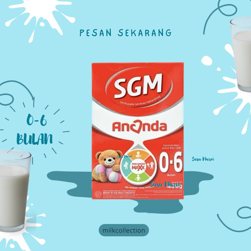 SGM ANANDA 0-6BULAN FORMULA SUSU BAYI BUBUK