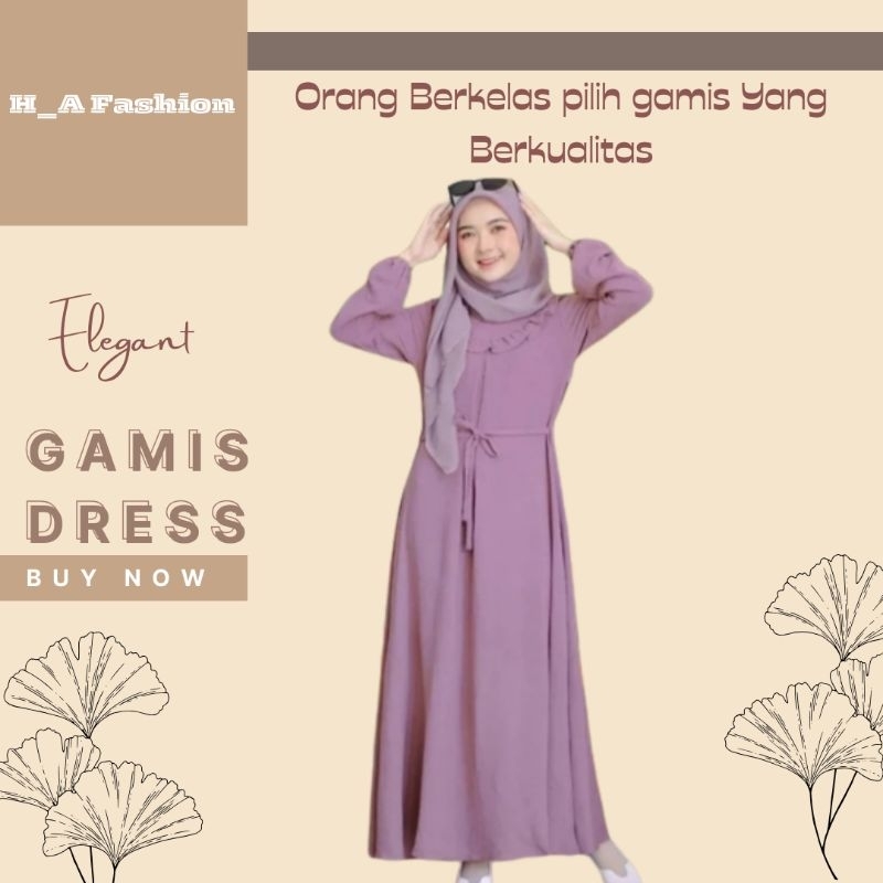 Baju Gamis Wanita Remaja Terbaru Simple Elegan Baju Gamis Syar'I Kekinian Gamis Terbaru 2023/24