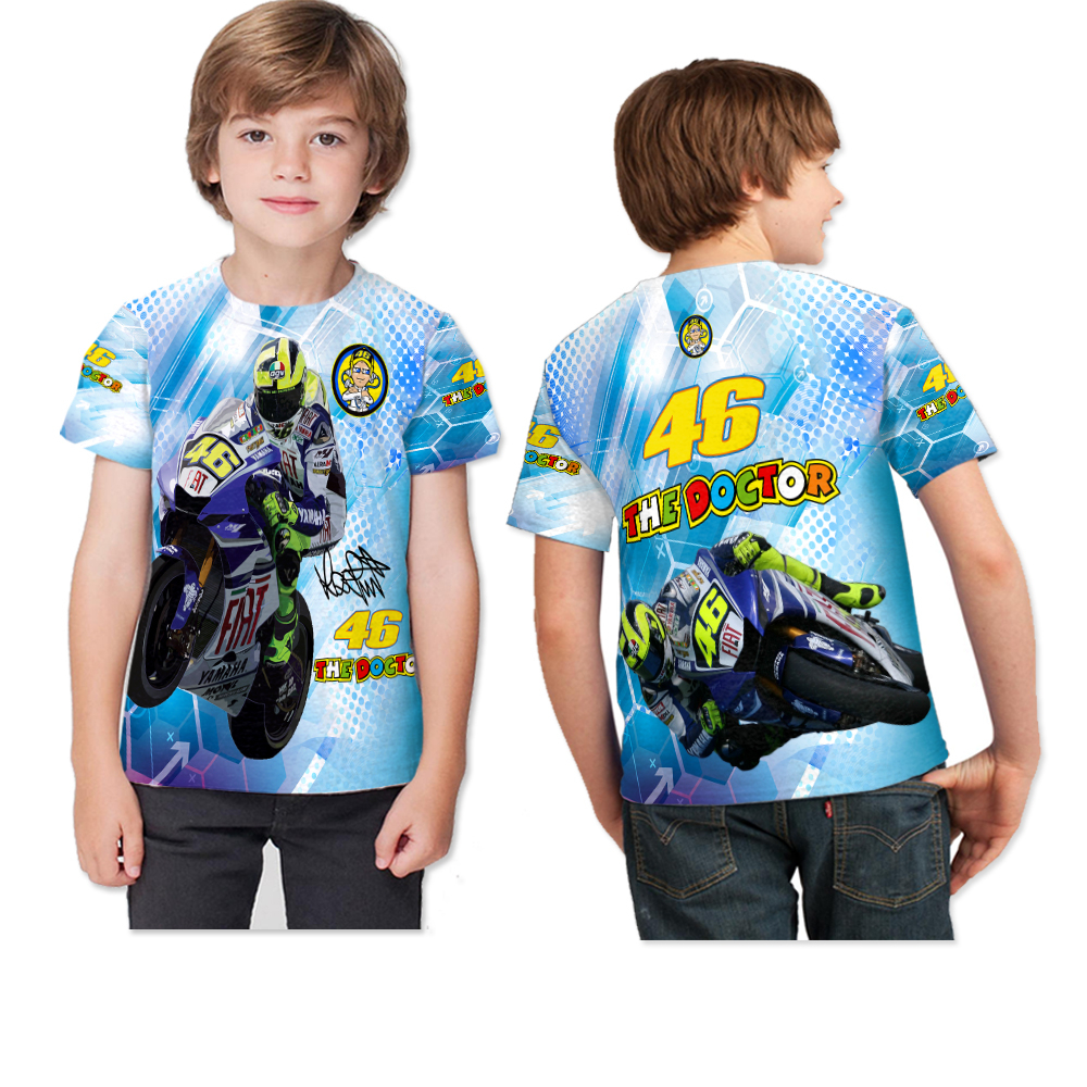BAJU ANAK GAMBAR PEMBALAP MOTO GP // KAOS ANAK GAMBAR PEMBALAP MOTO GP // T-SHIRT ANAK GAMBAR PEMBAL