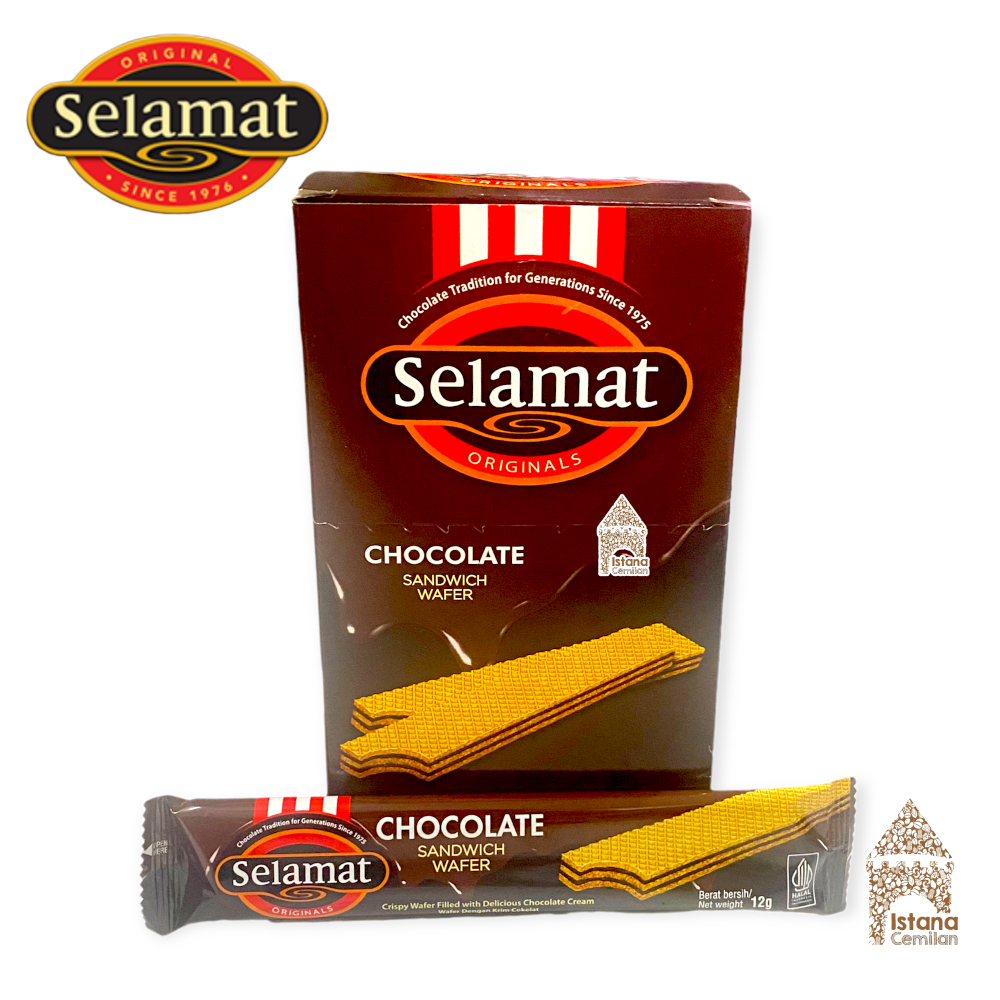 

Selamat Chocolate Sandwich Wafer Box (isi 20 pcs)