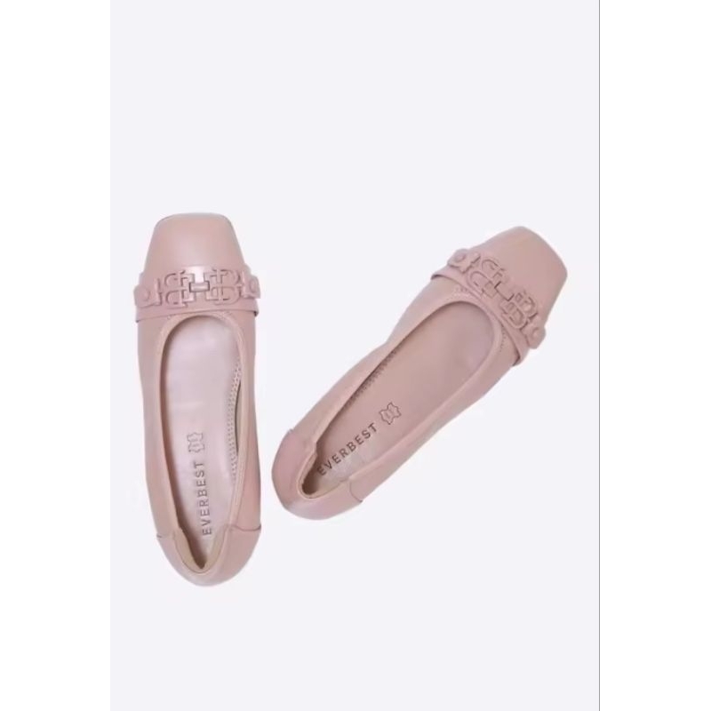 Everbest Flat Shoes Lomy Nude