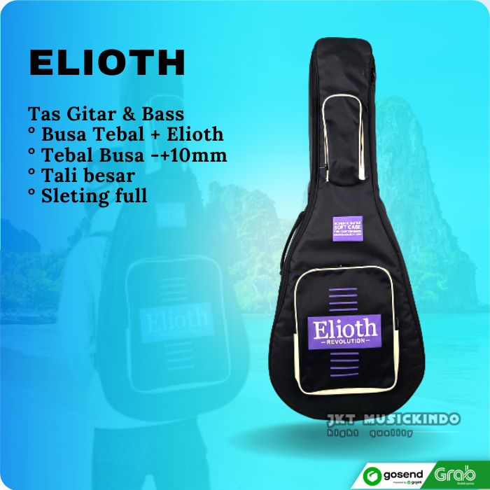 Tas busa Gitar Akustik dan bass elektrik Elioth