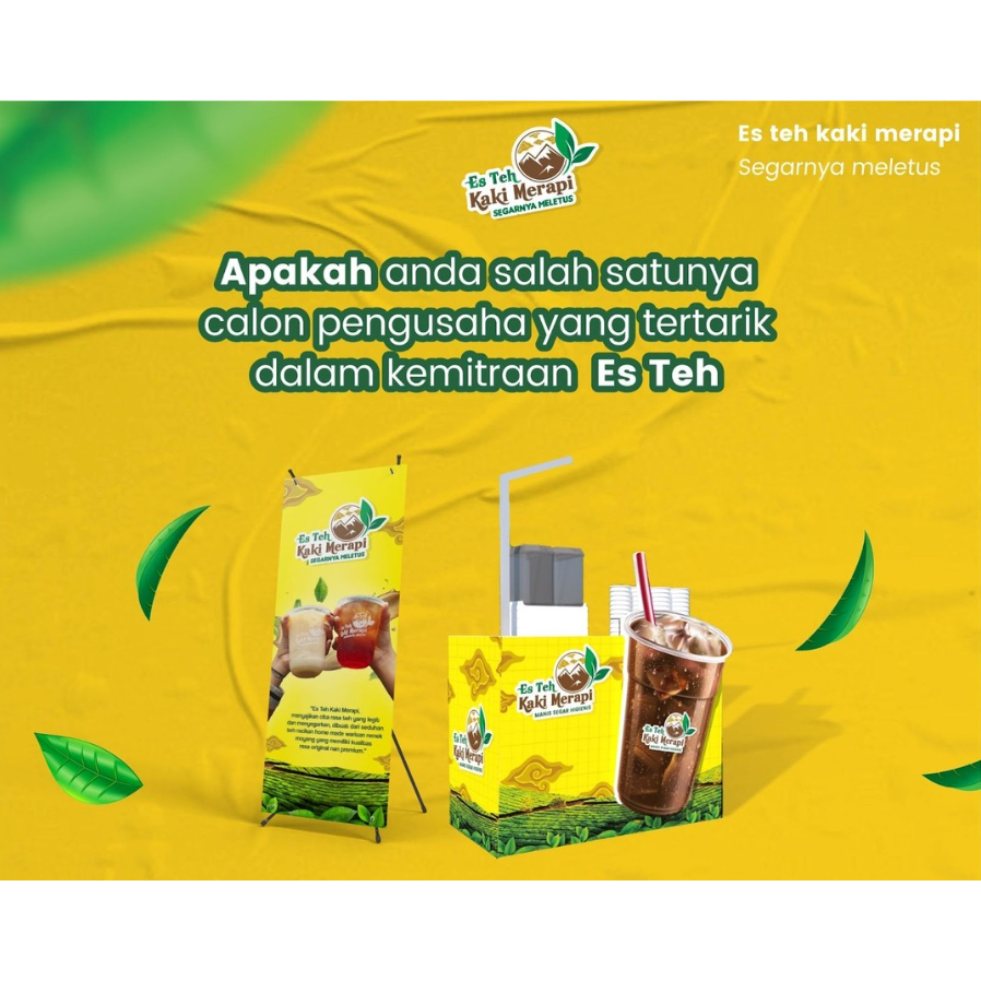 Paket Usaha Franchise Murah  ES TEH  by ES TEH KAKI MERAPI