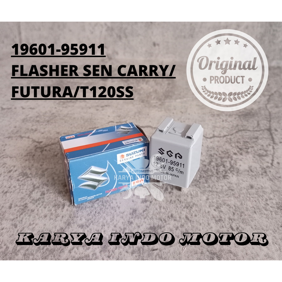 FLASHER OTOMATIS SEN MOBIL SUZUKI CARRY FUTURA T120SS 12 VOLT KAKI 3 - RELAY / FLASER SEIN 12V 19601