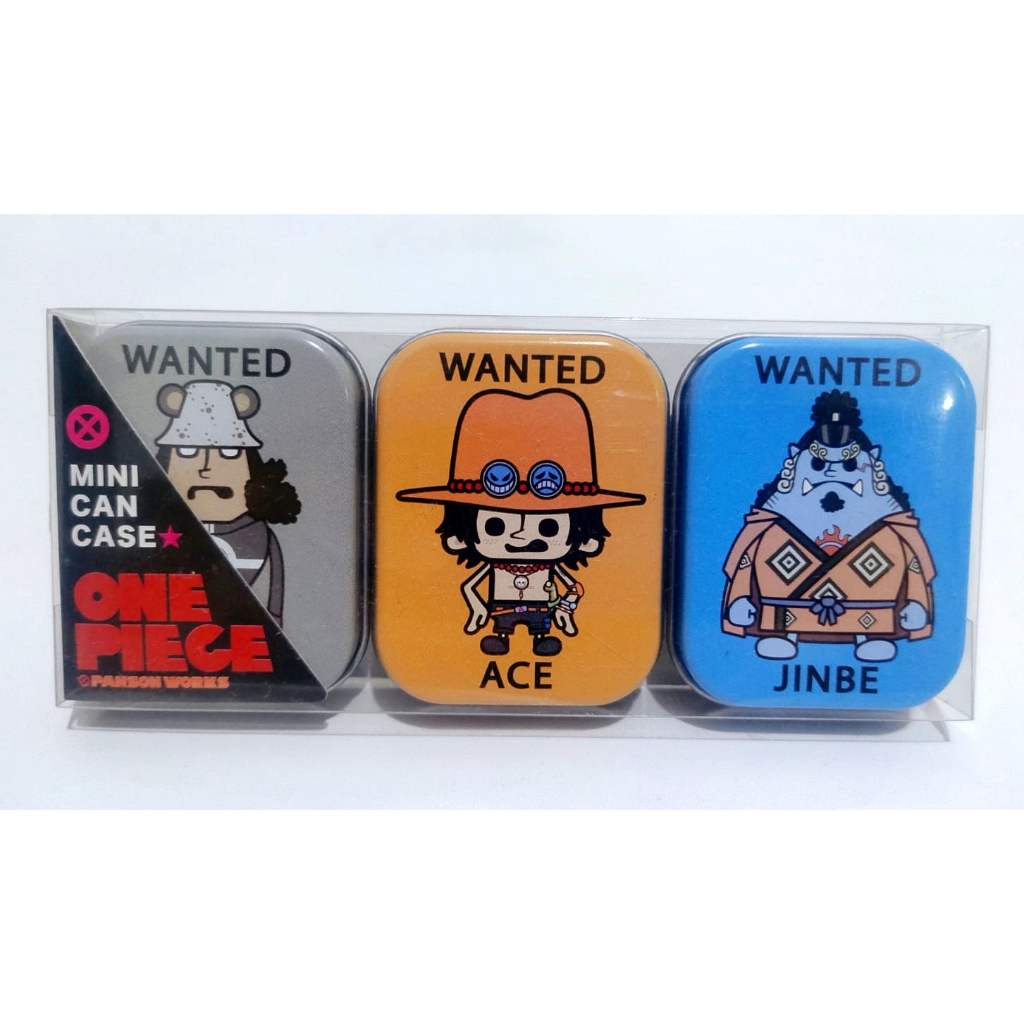 Mini Can Case One Piece Panson Works Ace Jinbe Kuma Original JPN