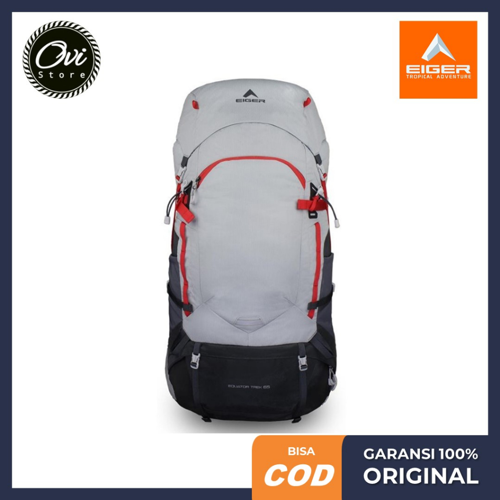 EIGER1989 Equator Trek 65 Liter Carrier 65L Keril Tas Gunung Original