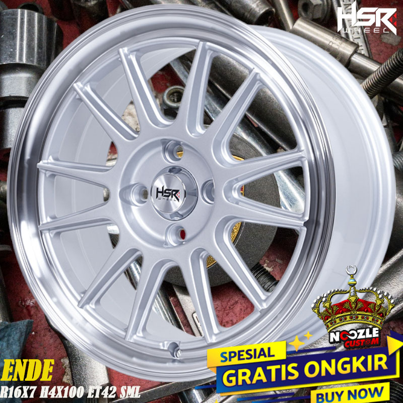 Velg Mobil HSR Ring 16 Baut 4 Lebar 7 Rata Promo Velg HSR Ring 16 Terbaru