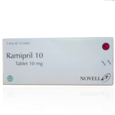 Ramipril 10 Mg 1 Strip 10 Tablet