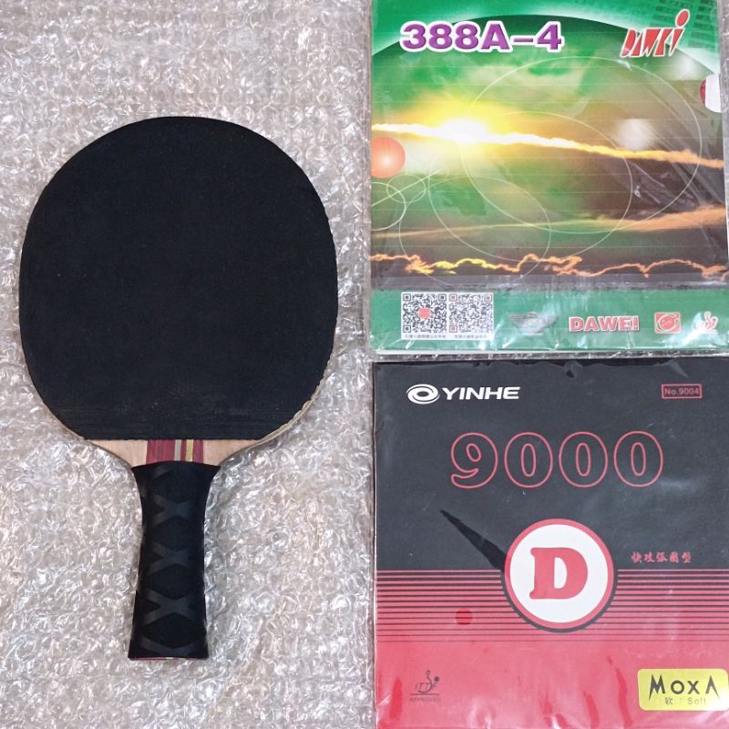 Bet Blade Ping Pong Yinhe N11s karet 9000D dan Dawei