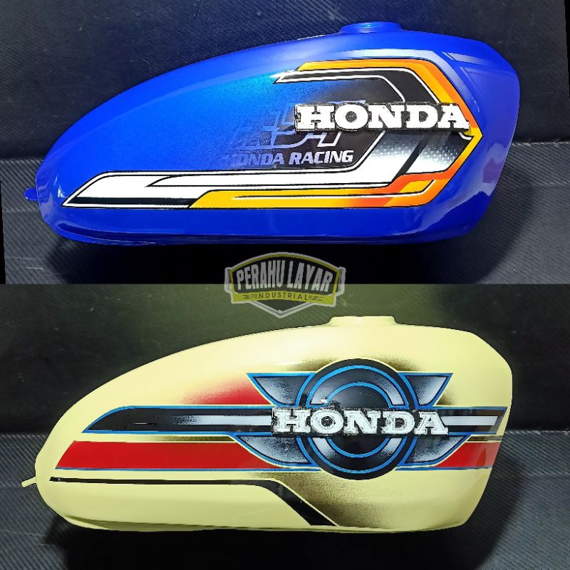 Tangki CB 100 CB 125  motif bahan Galvanis Tebal variasi warna airbrush air brush / tangki cb 125 te