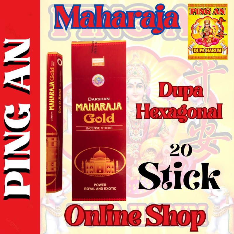 Dupa Hio Hexa India Darshan “MAHARAJA GOLD” Kotak