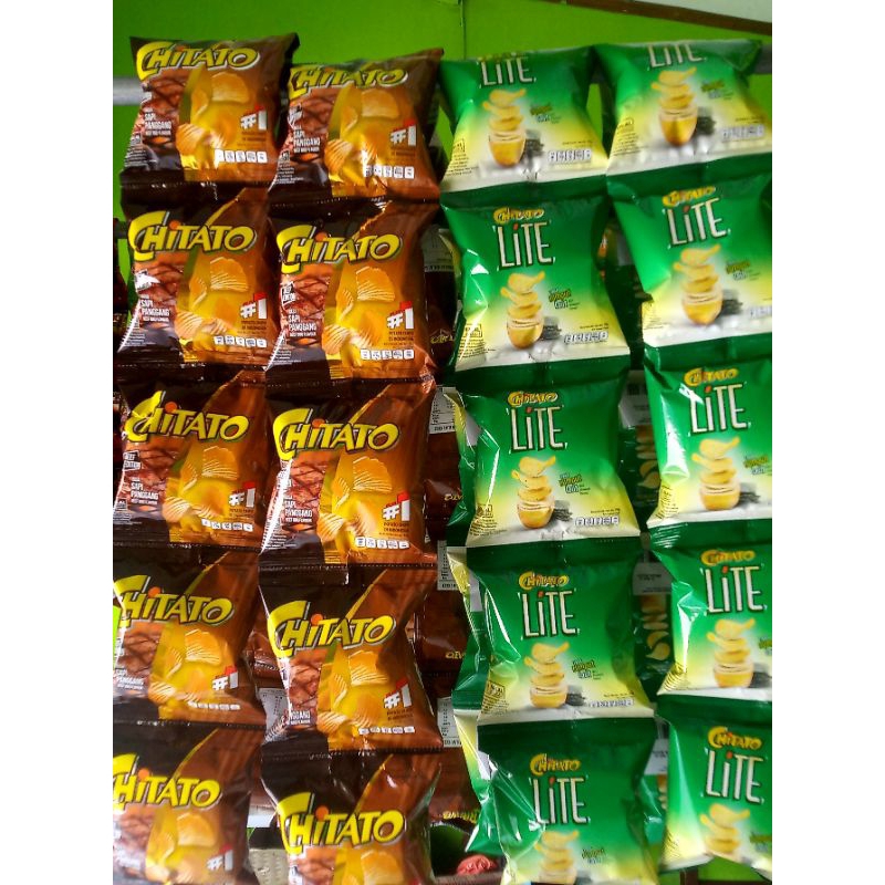 

Chitato 1 renceng isi 10 pcs (15g dan 14g)