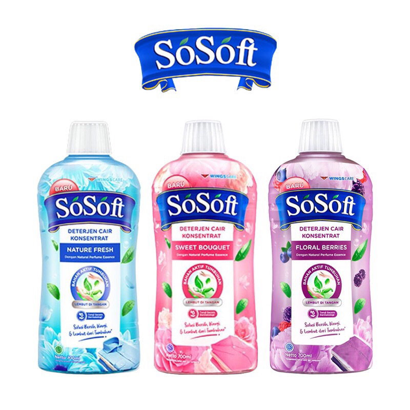 SO SOFT detergent cair