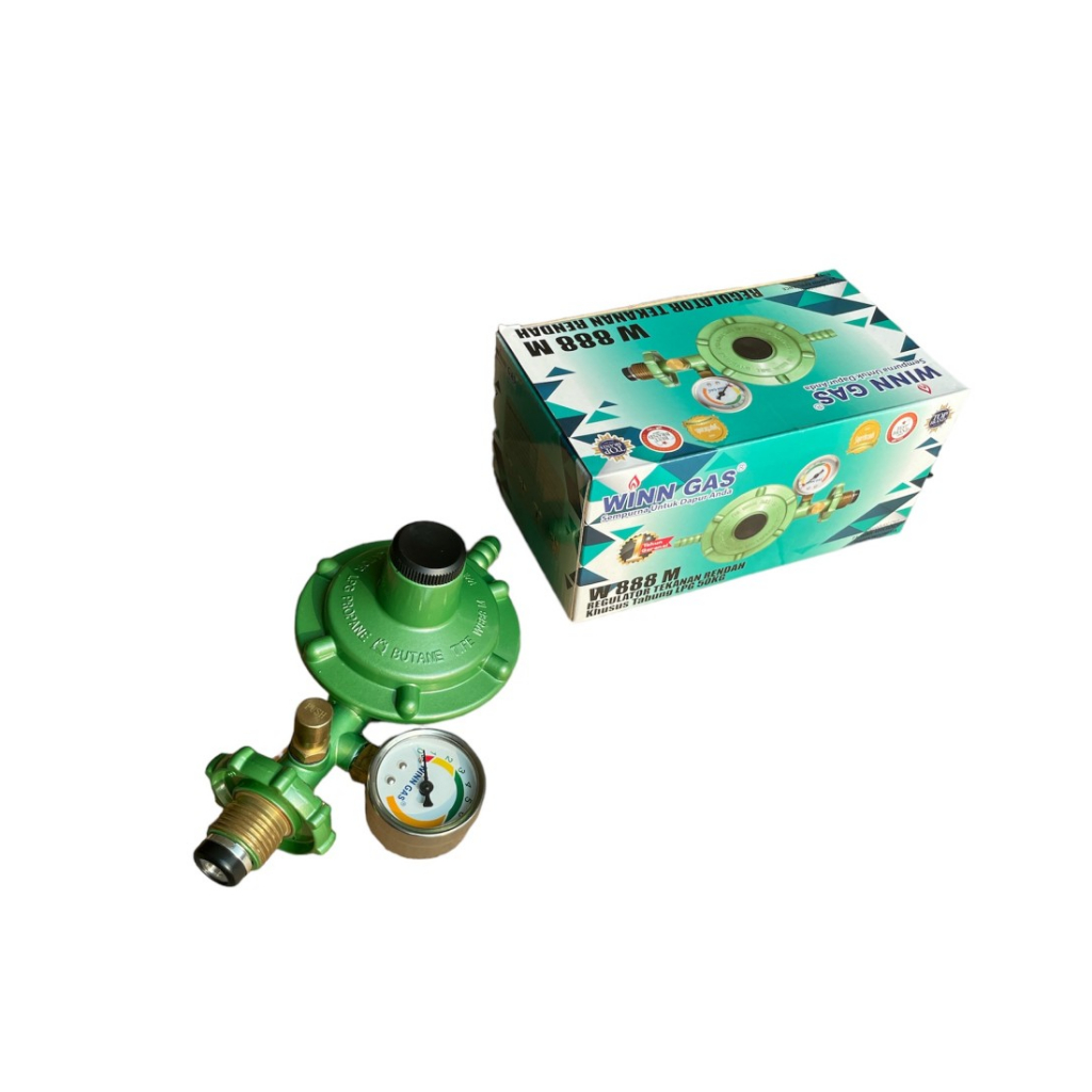 Regulator 50kg low pressure tekanan rendah Winn Gas SM 888 Meter