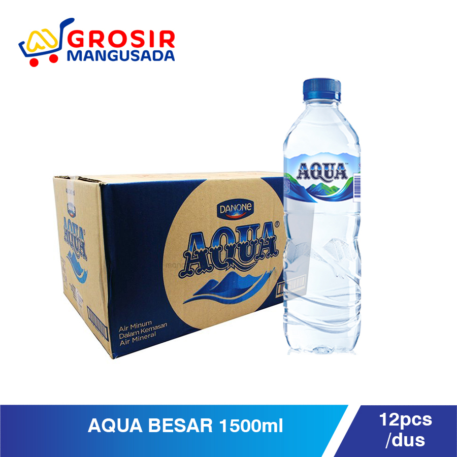 

AQUA Ukuran Besar 1500ml - Beli Grosir, Penawaran Menarik 6 botol