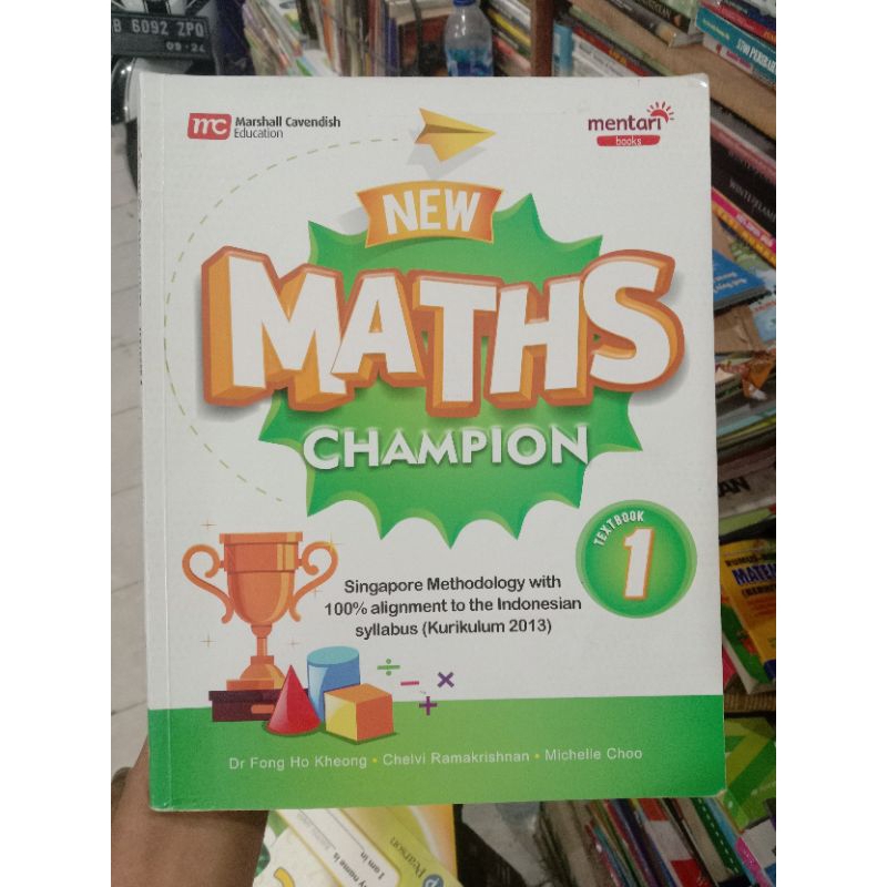 New Maths Champion 1.Textbook.