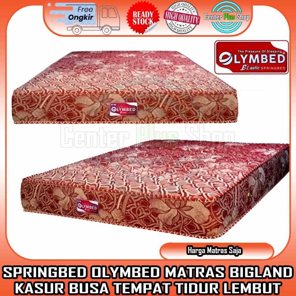 [Instan] KASUR SPRINGBED MATRAS OLYMBED BIGLAND TEMPAT TIDUR MATERAS MATTRESS MATRES SAFIR PILLOW TO