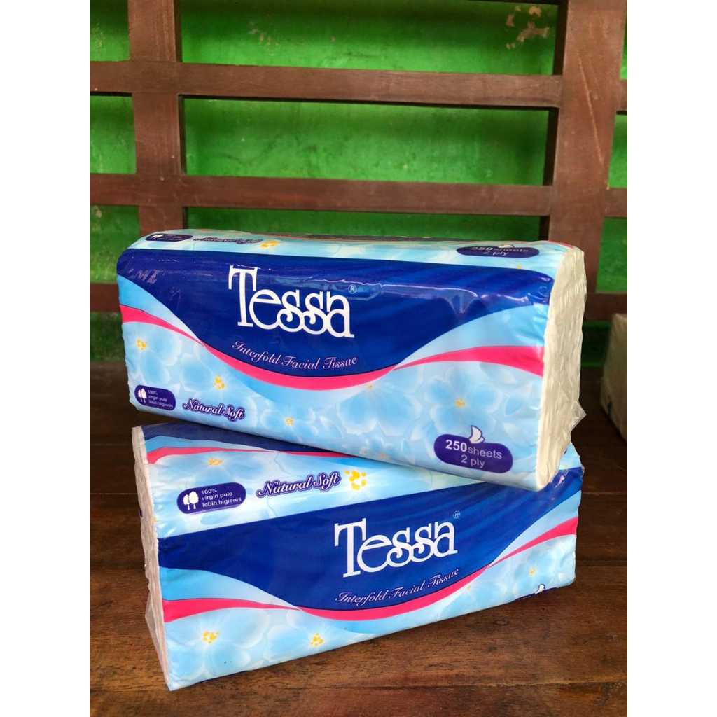(1 PACK ISI 4 TISU)TISU/ TISU TESSA BESAR / TISU KERING-250 SHEET