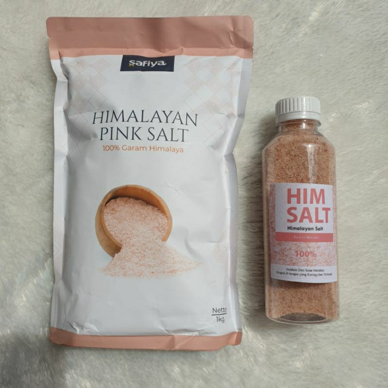 

GARAM HIMALAYA 1 kg | HIMALAYA SALT botol original garam pink