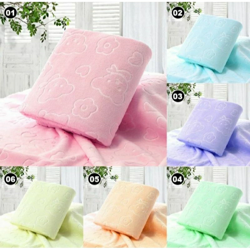 HANDUK DEWASA UKURAN 70X140 DAYA SERAP BAGUS