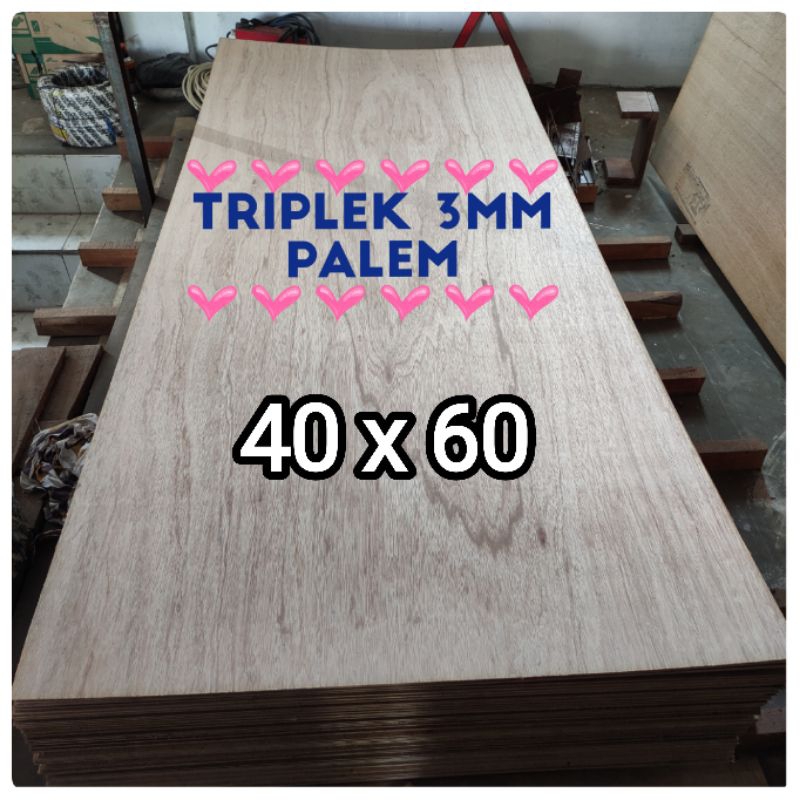 Triplek 3mm PALEM 40cm×60cm