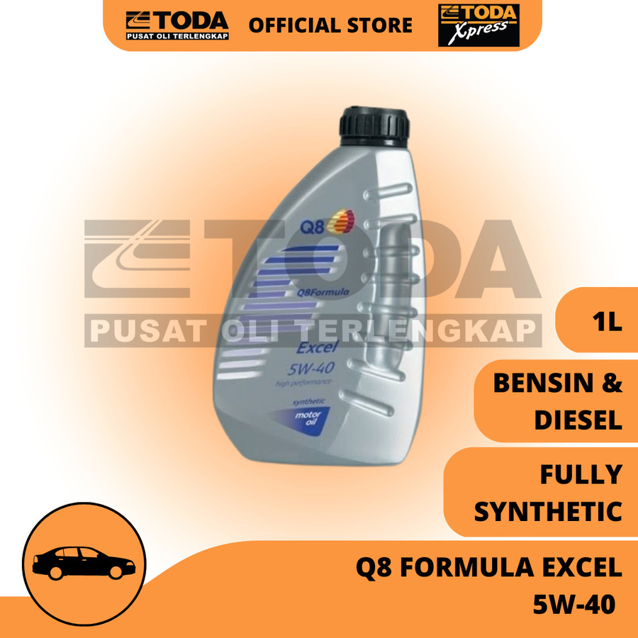 Oli Q8 Formula Excel 5W40 1 Liter Original
