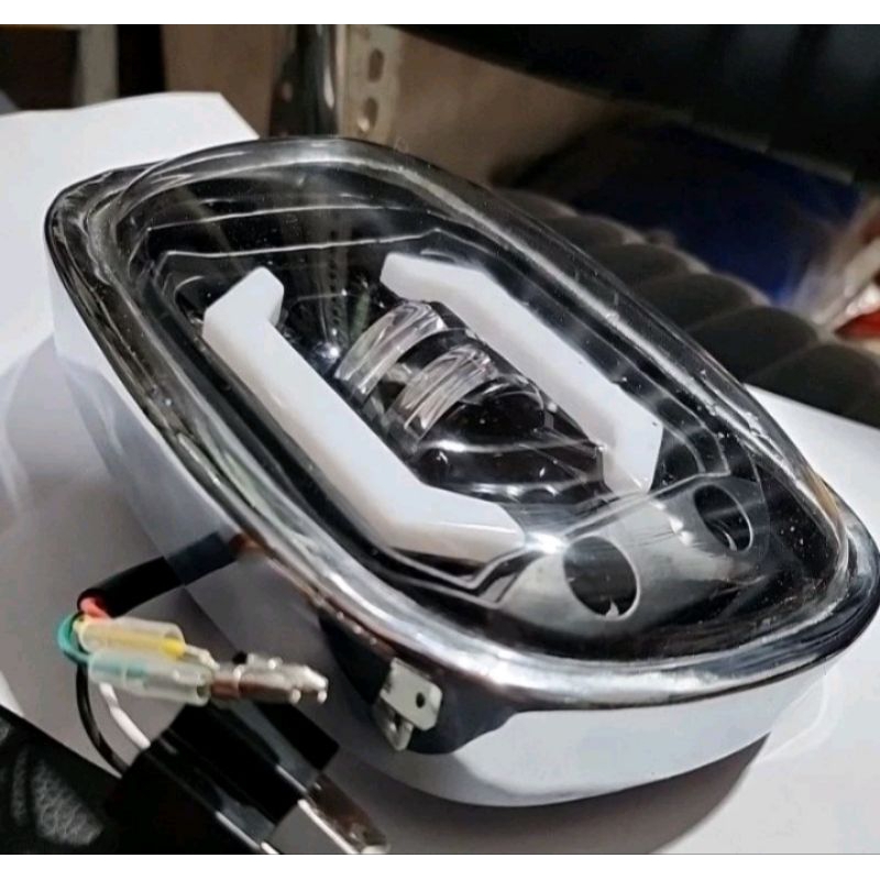 REFLEKTOR VESPA SUPER SPRINT BAJAI DAYMAKER LAMPU DAYMAKER Vespa klasik