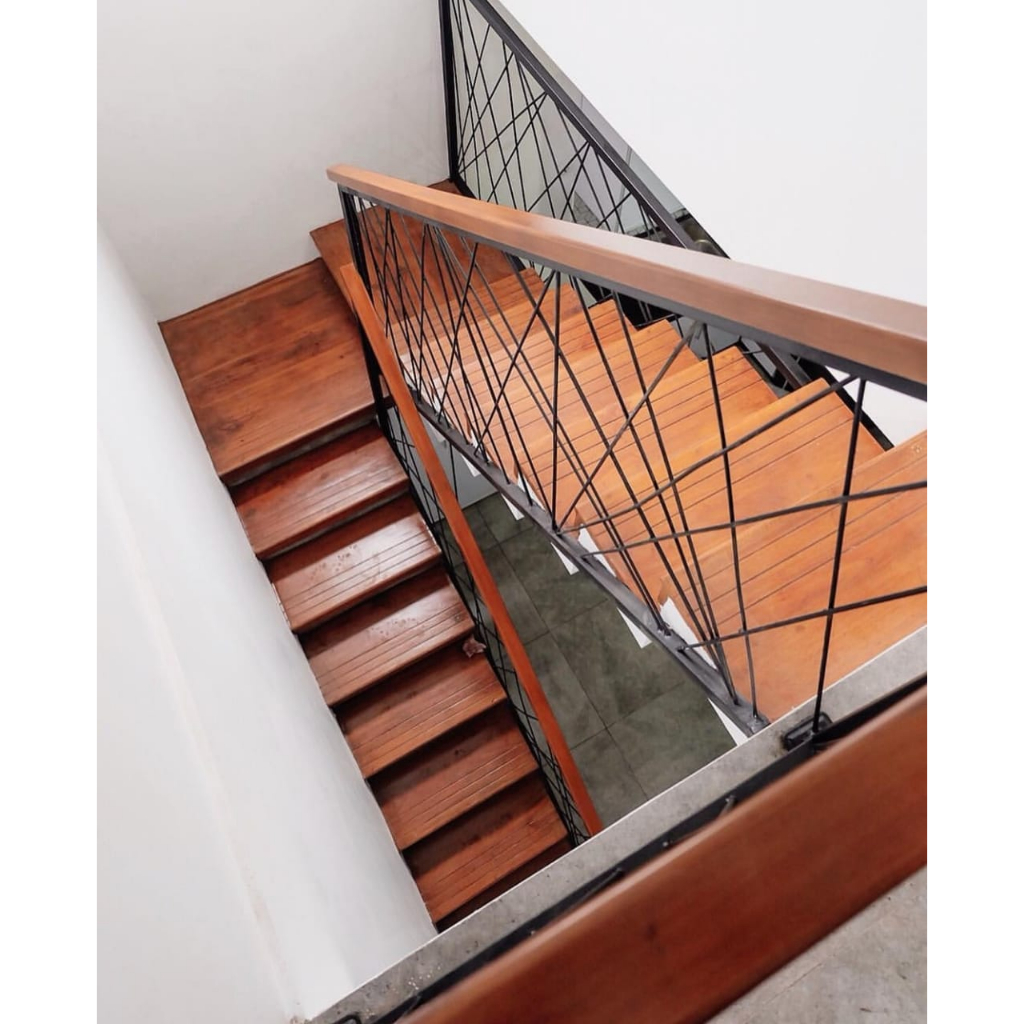 railing tangga motif handrail conwood