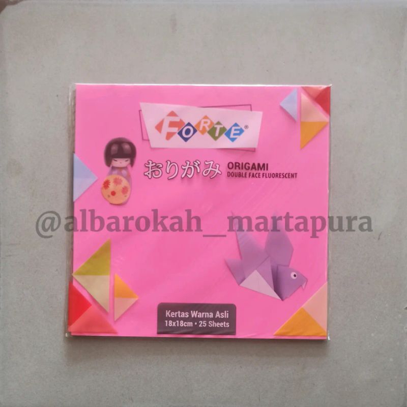 

TAB | Forte kertas origami berbagai ukuran isi 25 pcs