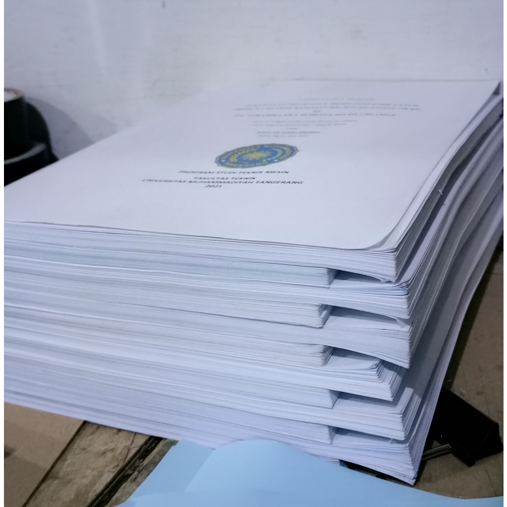 

Print Cepat A4 80 gsm BEST PRICE TERMURAH / CETAK DOKUMEN MAKALAH PROPOSAL SKRIPSI TESIS BUKU A4 BW/COLOR 24 JAM