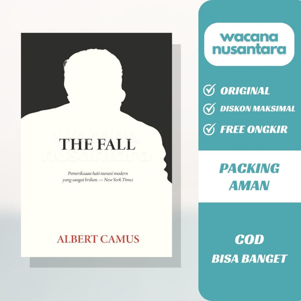 Original - Buku Novel The Fall (Bahasa Indonesia) - Albert Camus - WACANA NUSANTARA