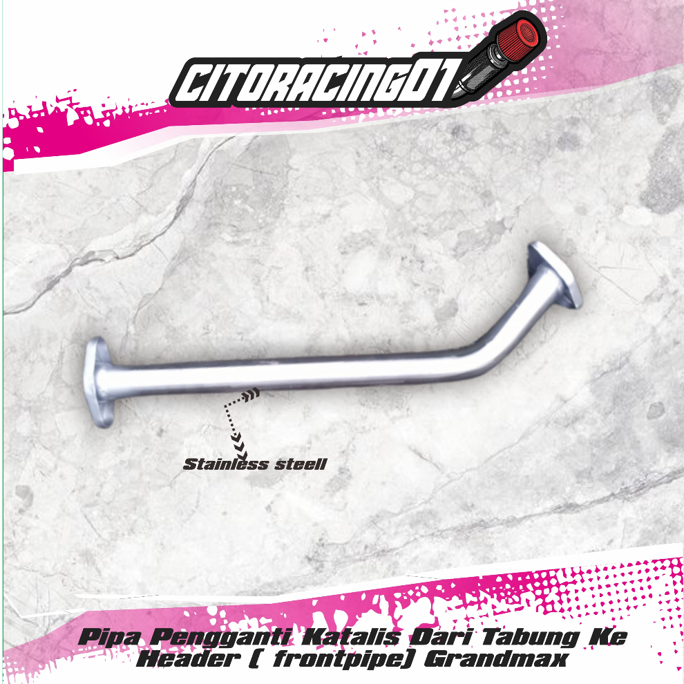 Pipa Pengganti Katalis Dari Tabung Ke Header ( frontpipe) Grandmax