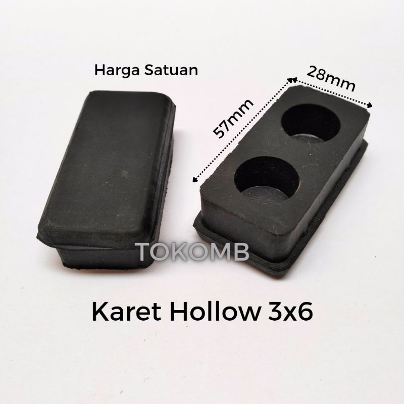 Karet Holo 3x6 Tutup Hollow Kaki Meja Kursi Rak