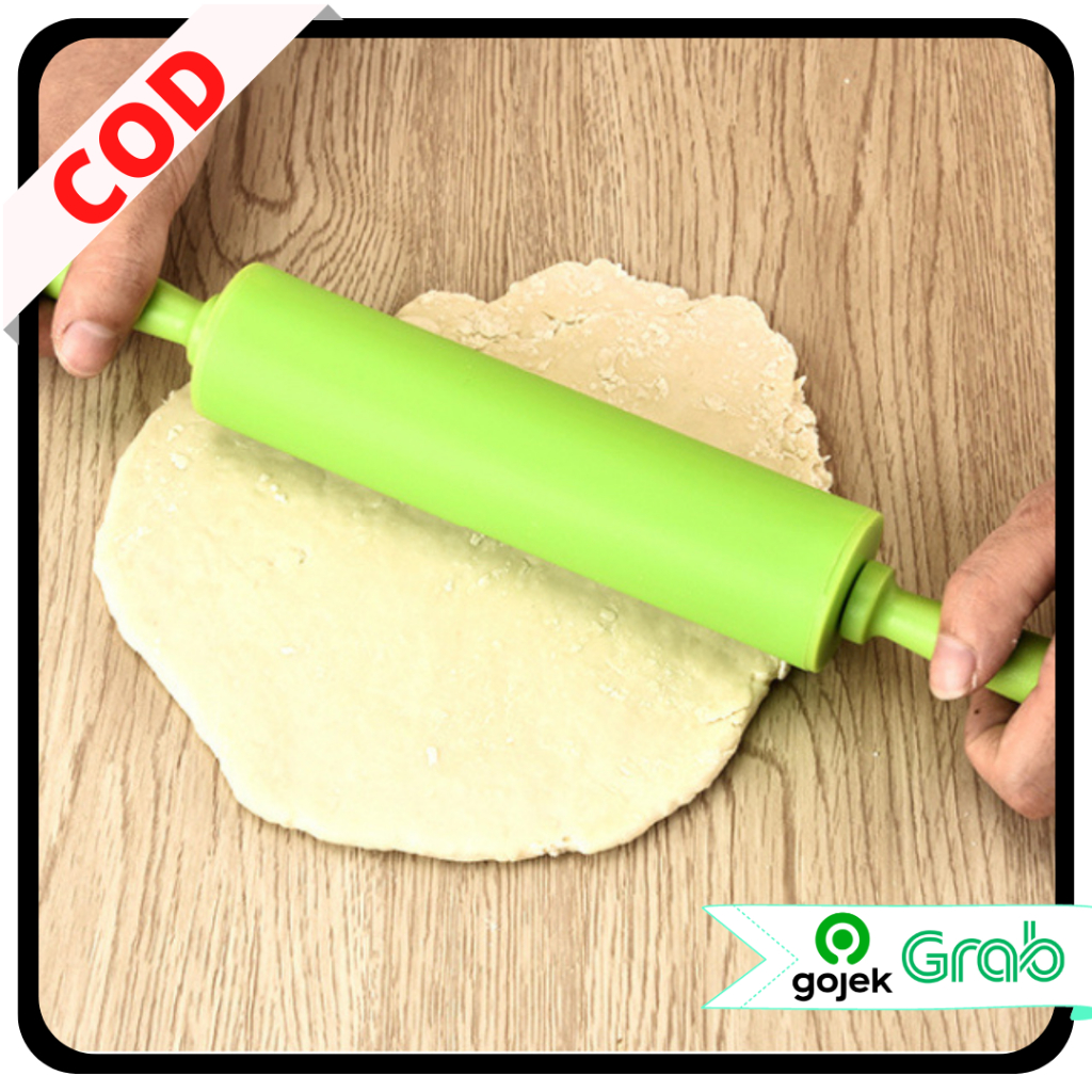 KAISSO - PENGGILING KUE ADONAN SILIKON / ROLL GILINGAN KUE / PERATA PIN ADONAN KUE