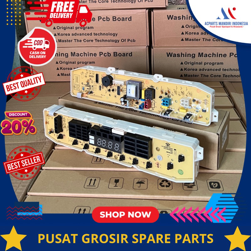LG TurboDrum TSP09NNW 9.0kg, Modul pcb mesin cuci Top Loading