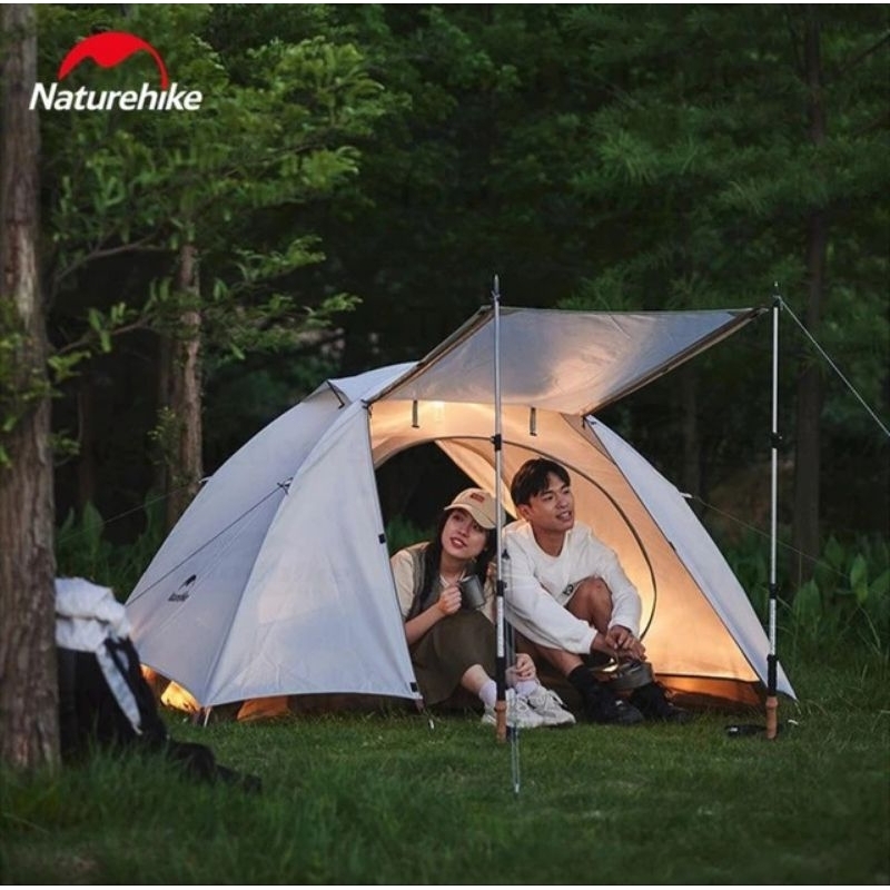 TENDA NATUREHIKE CNK2300ZP024 CLOUD  RIVER  2 PERSON 210T POLYESTER ULTRALIGHT TENT RAINPROOF SUNPRO