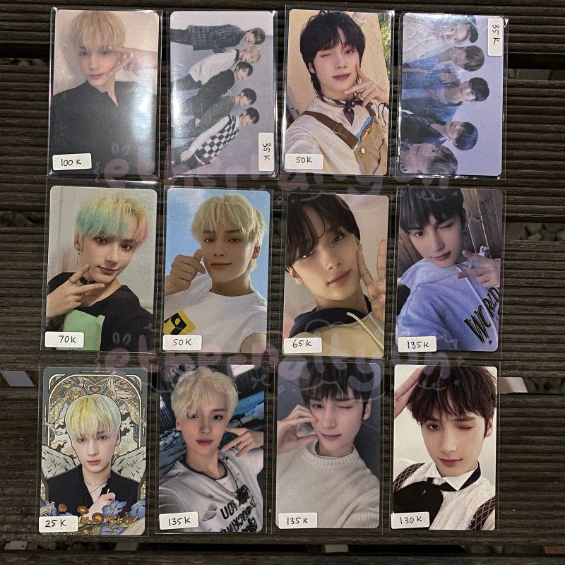 TXT TOMORROW X TOGETHER OFFICIAL PHOTOCARD Hueningkai harley freeze Thursday Child Minisode Lucky Dr