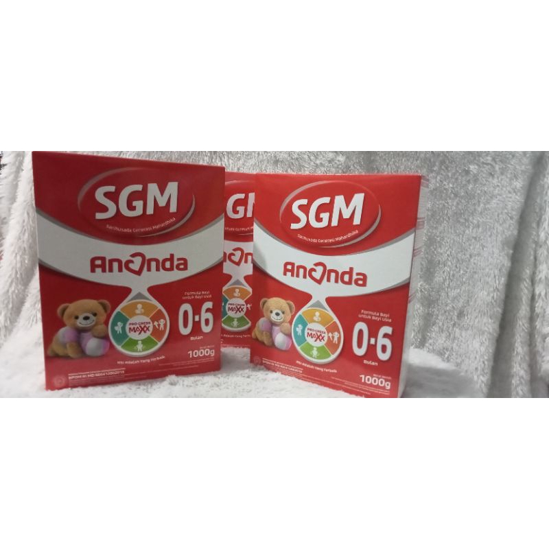 

SGM Ananda 1 (0-6 bulan ) Formula bayi 150gr & 1000gr