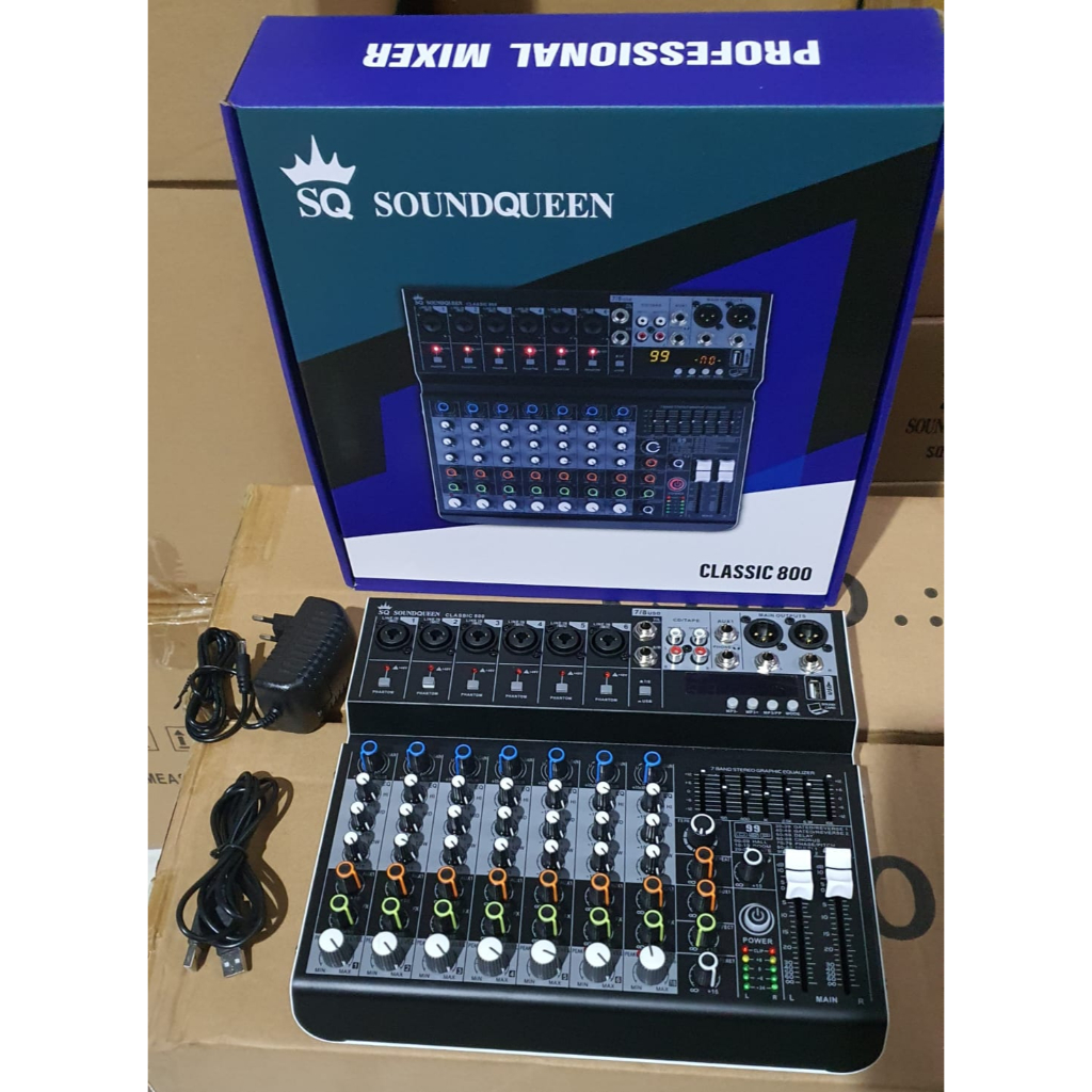 Mixer Audio SOUNDQUEEN CLASSIC 800 8 Channel ORIGINAL