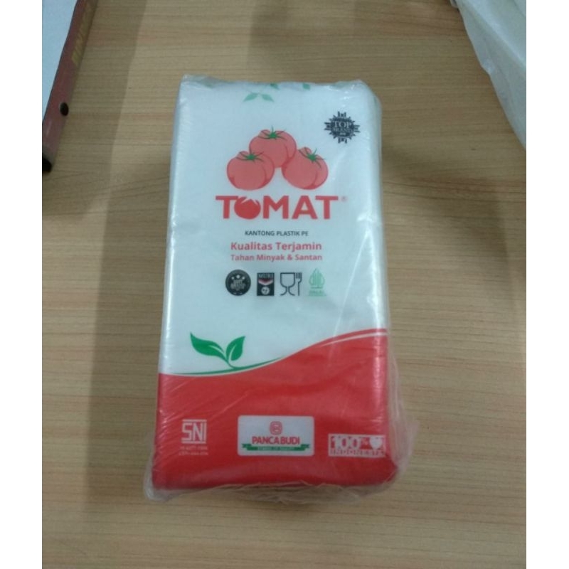 Plastik PE Tomat 9×18  1/4 kg  PE 9x18