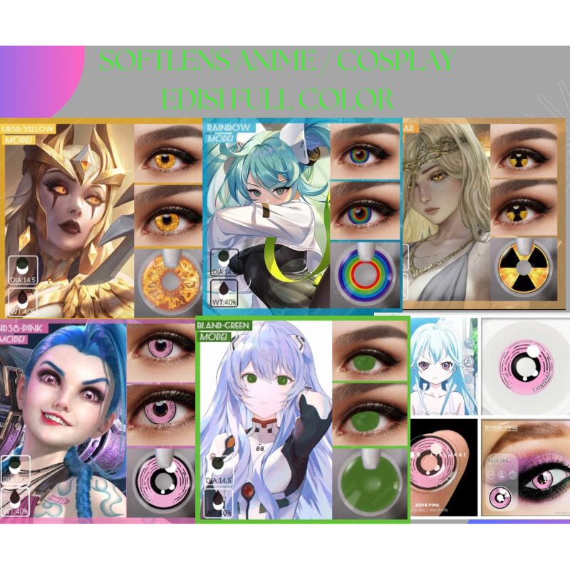 SOFTLENS COSPLAY ANIME HALLOWEEN - EYESHARE MYSTICEYES