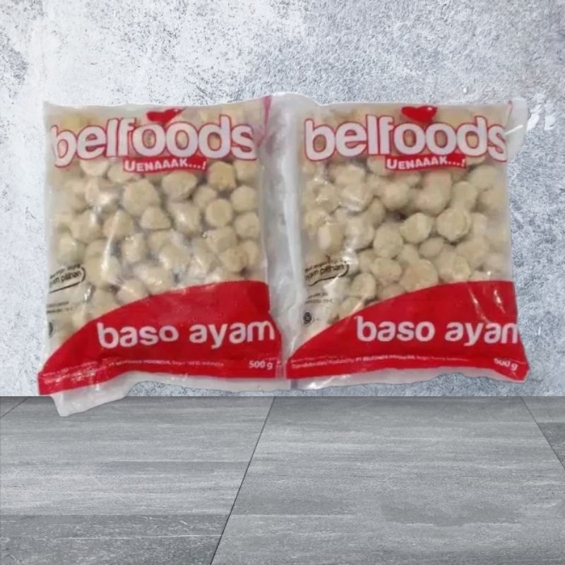 

BELFOODS Uenaak Baso Ayam Mini 100's 500gr