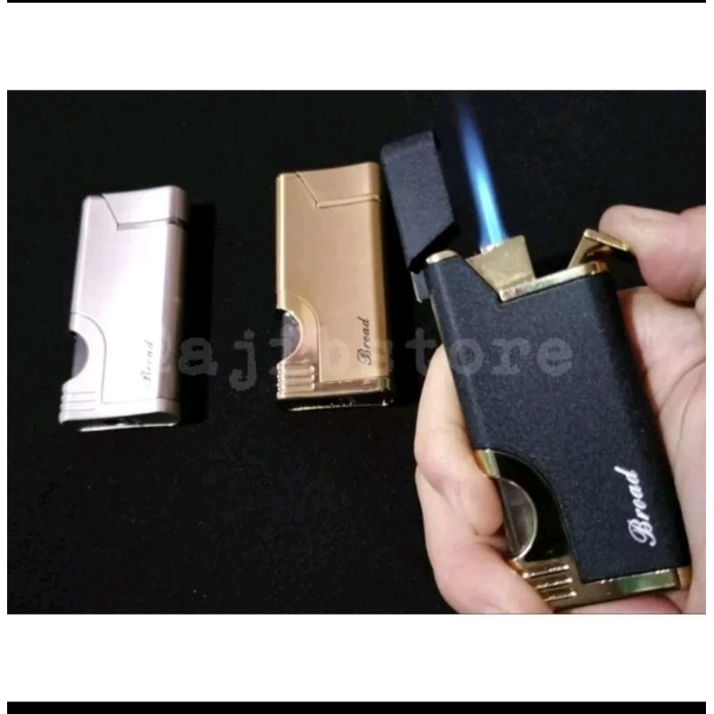 Korek Api Gas Bara Broad Model 421 - Pemantik Isi Ulang Elegan
