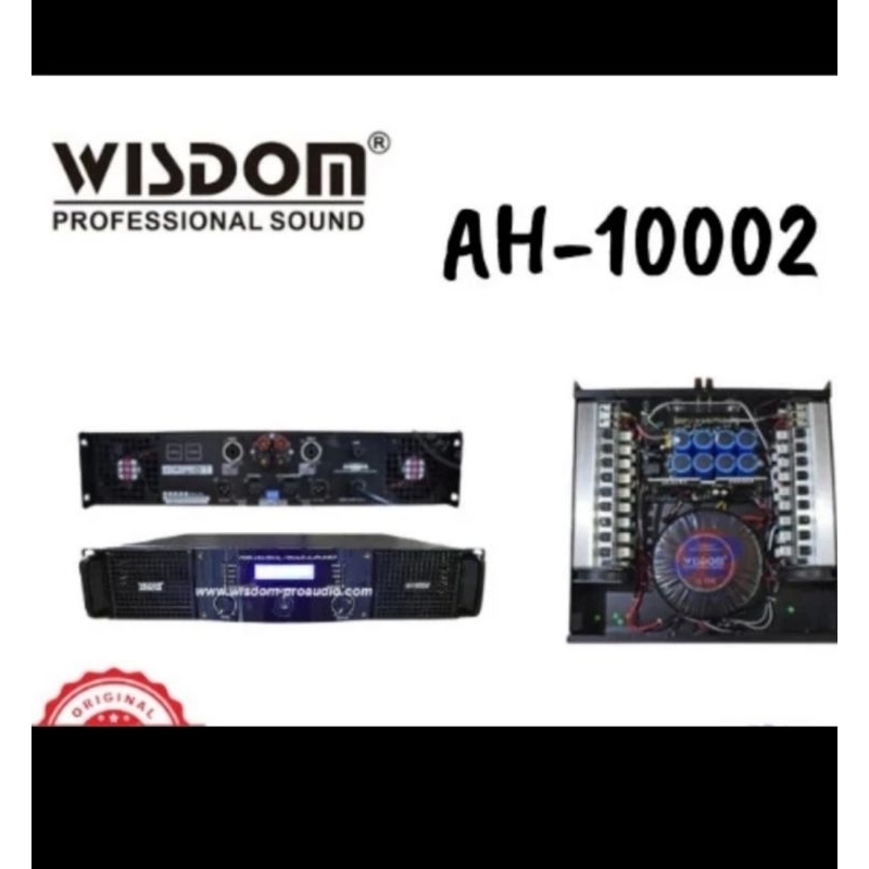 POWER AMPLIFIER WISDOM AH10002 ORIGINAL POWER WISDOM AH 10002