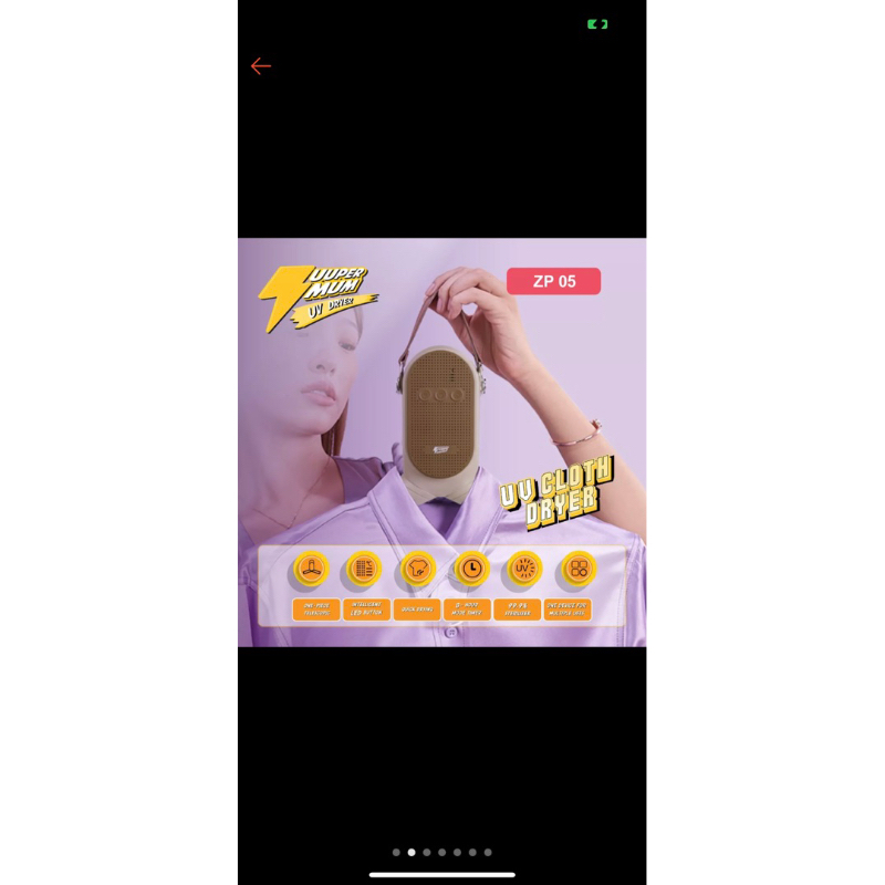 ZuuperMum UV Cloth Dryer / alat pengering pakaian