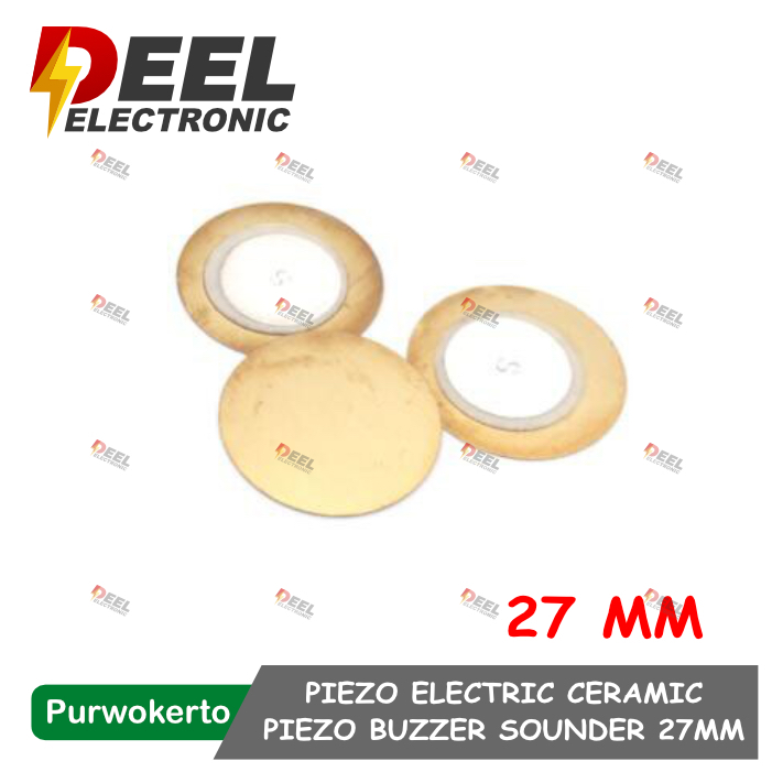PIEZO BUZZER SOUNDER 27MM PIEZO ELECTRIC CERAMIC SOUND DISC SENSOR