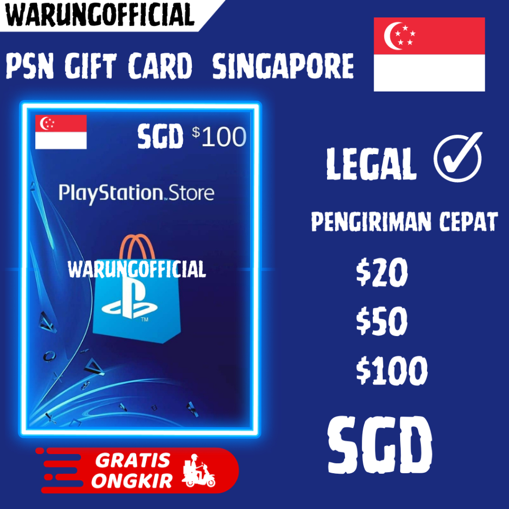 Psn Wallet Playstation Gift Card Region Asia Singapore Psn SGD Wallet sgd Gift Card Singapore