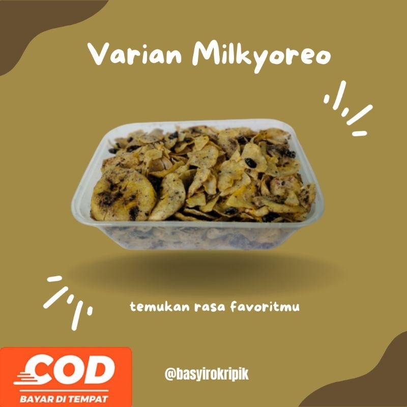 

kripik pisang lumer milkyoreo 250 gram