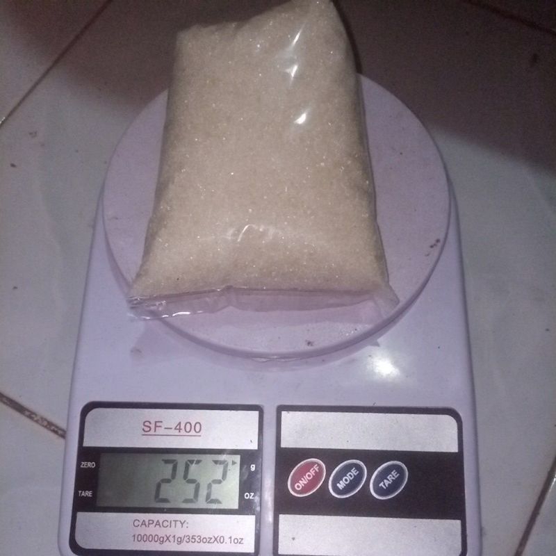 

Gula repack kemasan 250gram