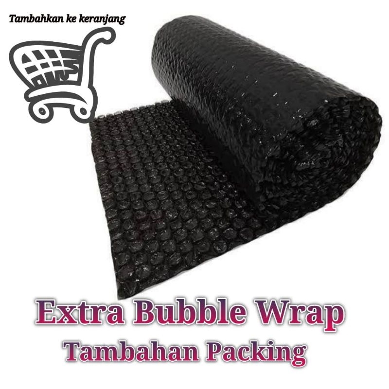 

BUBBLE WRAP EXTRA/TAMBAHAN PACKING UNTUK PRODUK AGAR AMAN